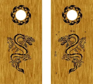 Dragon Cornhole Board Vinyl Decal Sticker DG22b