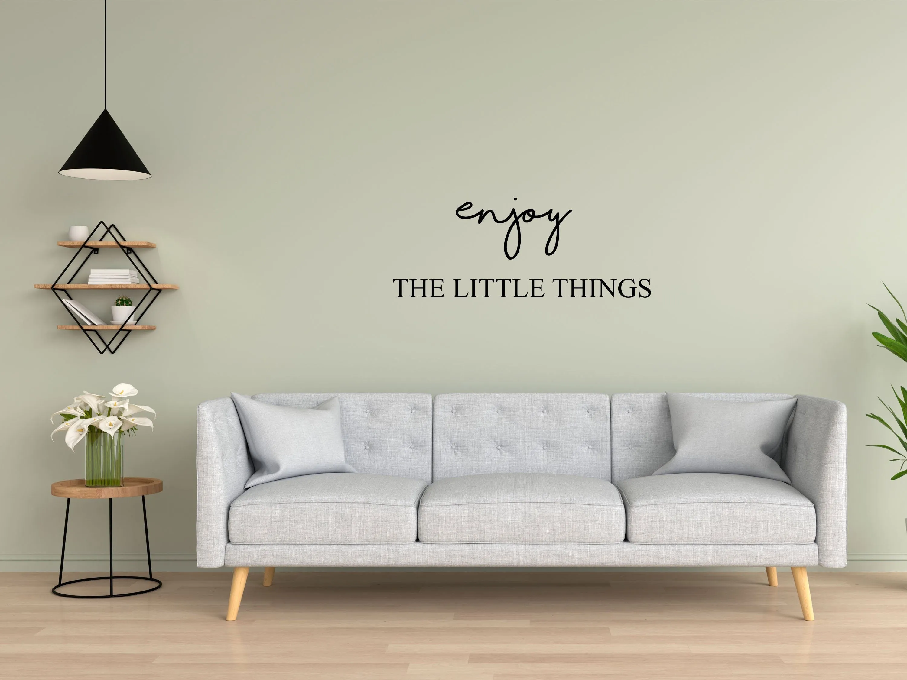 Enjoy The Little Things Removable Wall Decal