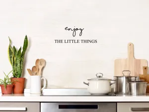 Enjoy The Little Things Removable Wall Decal