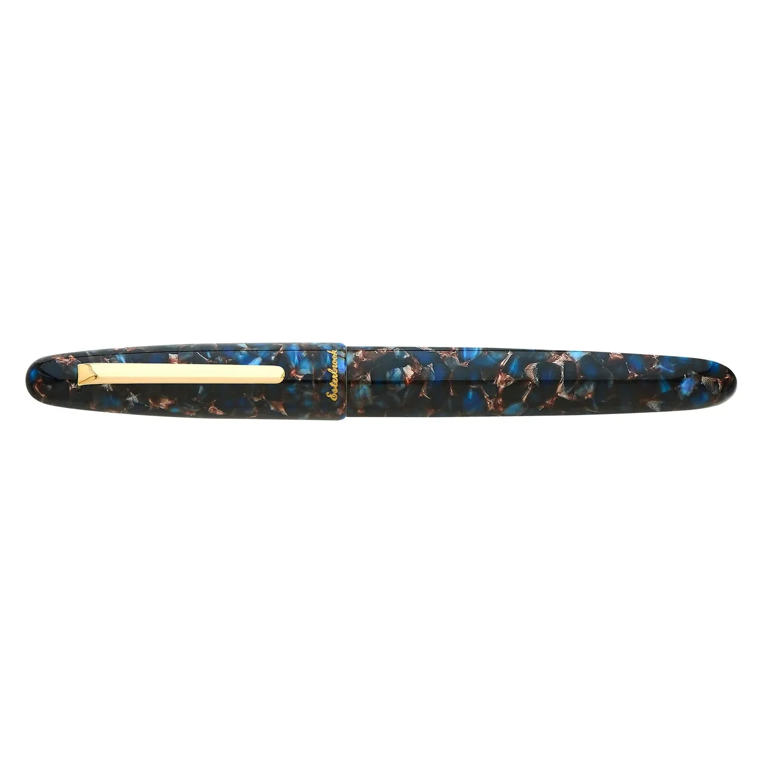 Estie Gold Trim Fountain Pen | Nouveau Blue