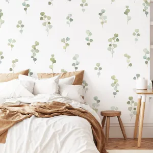 Eucalyptus Branches Fabric Wall Decal Set