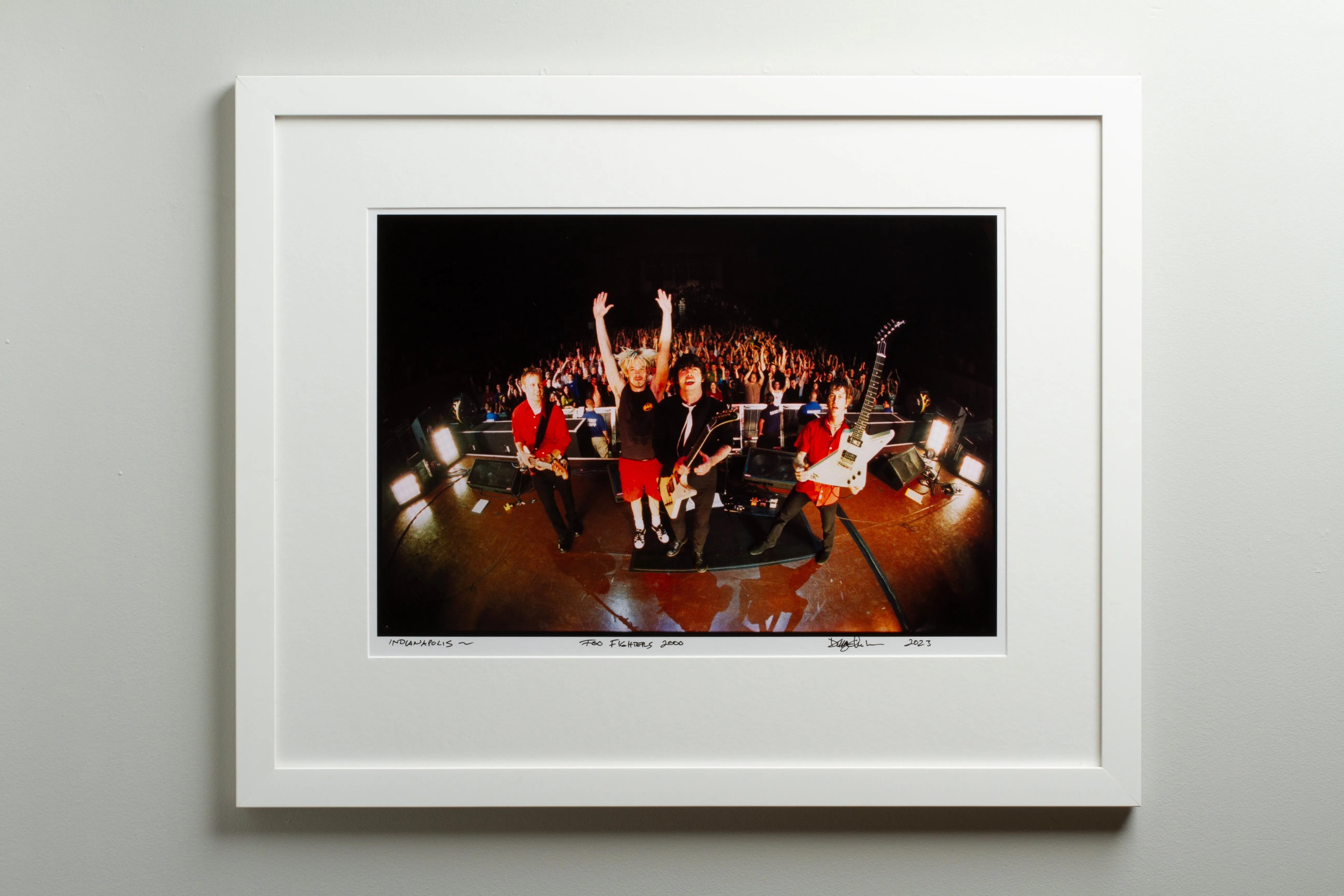 Foo Fighters (Indianapolis, 2000) Framed 16 x 20