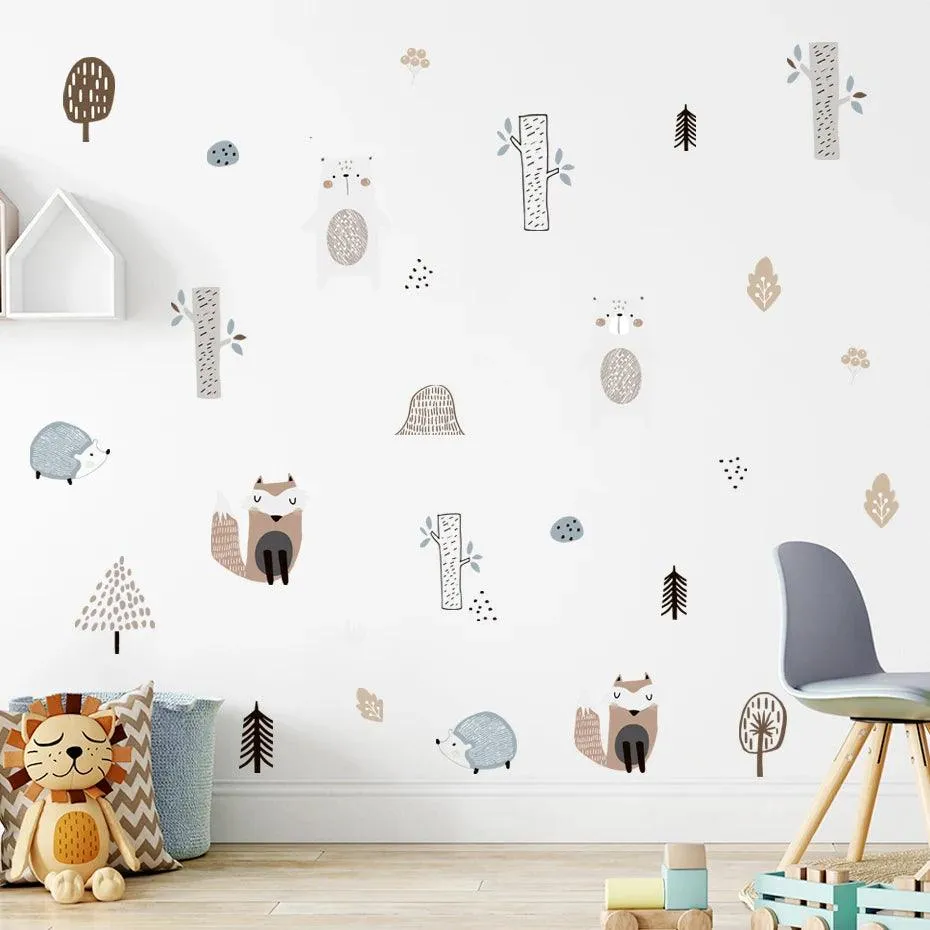 Forest Friends Wall Stickers