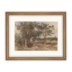 Framed Country Landscape #LAN-114