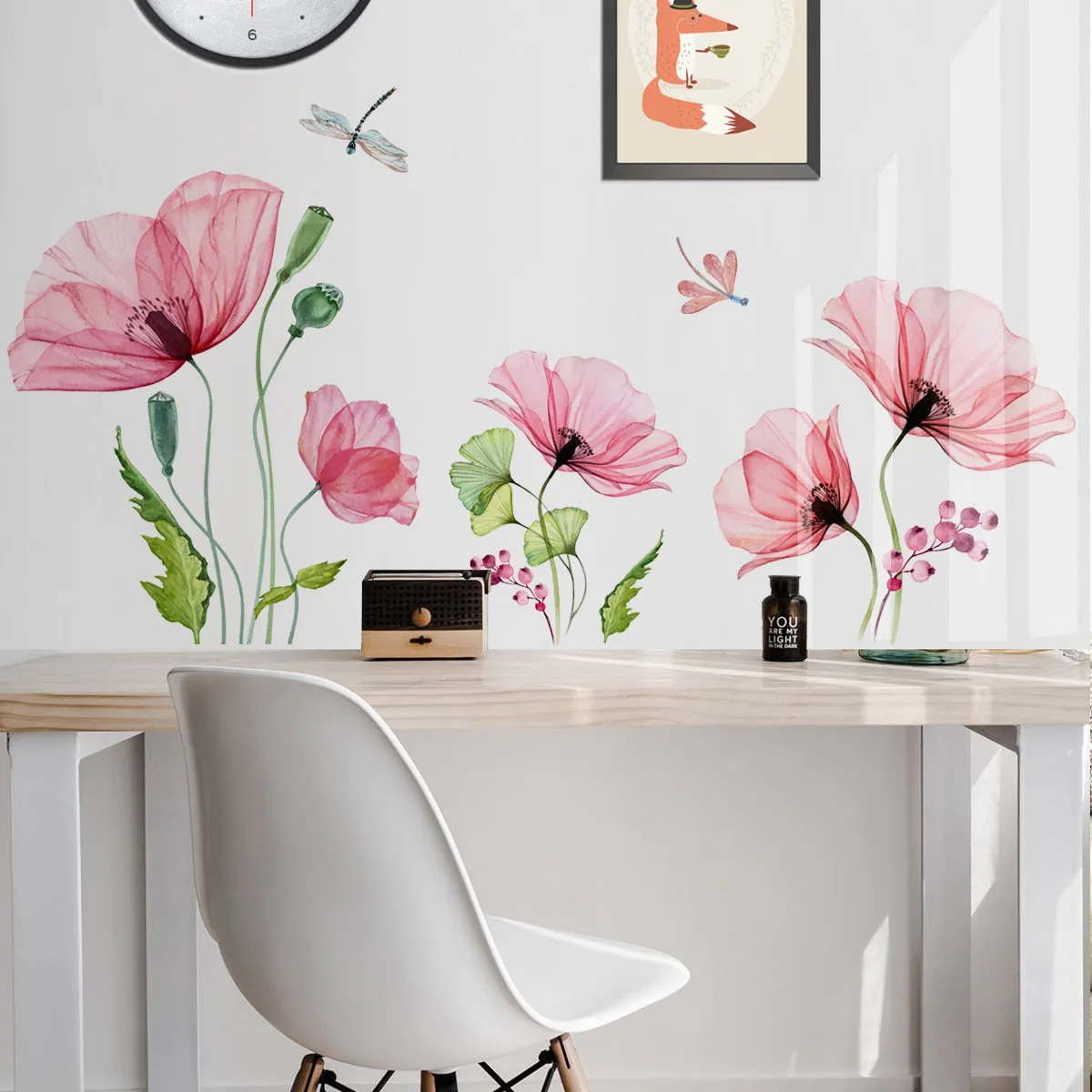 Fresh Floral Peel and Stick Wall Decals