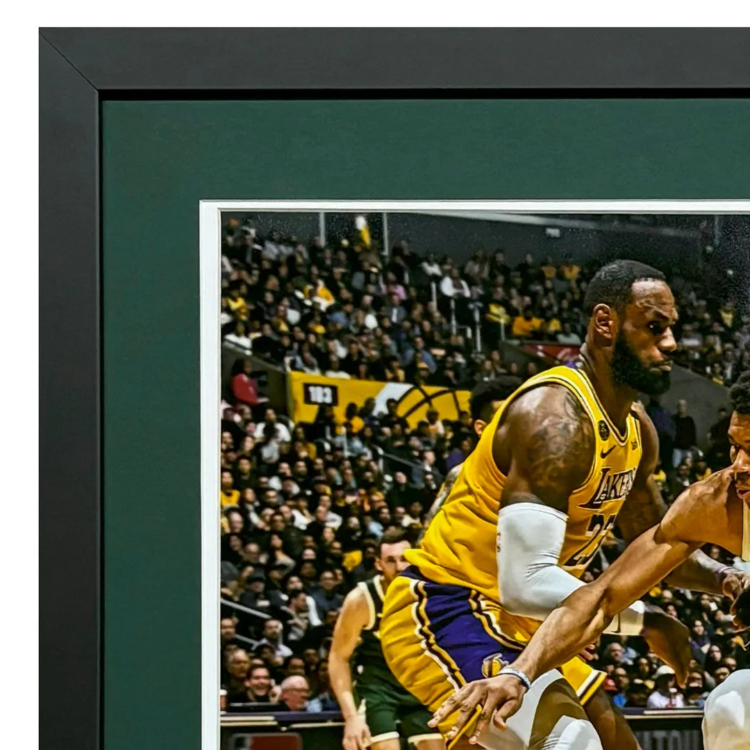 Giannis Antetokounmpo Signed Milwaukee Bucks Framed 16x20 Photo