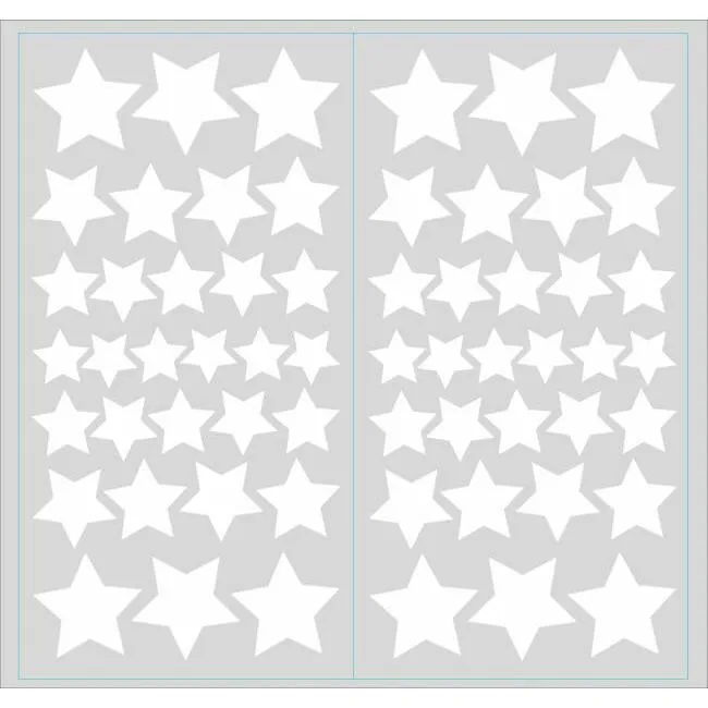 Glow in the Dark Star Peel and Stick Wall Decals