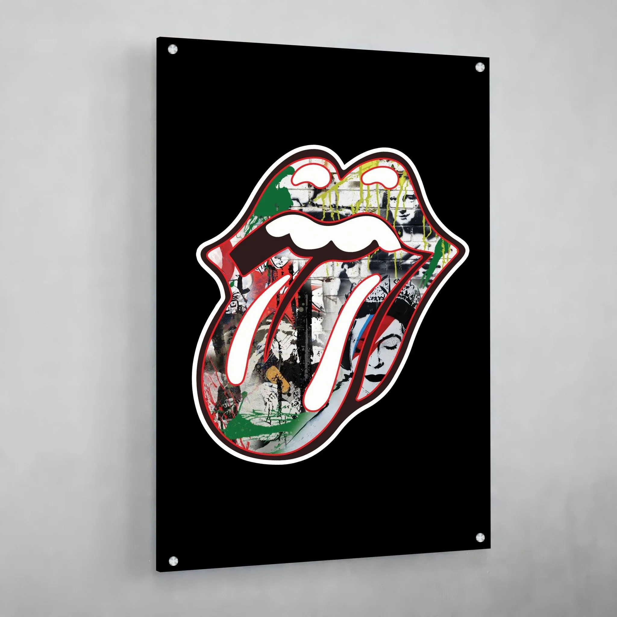 Graffiti Lips Wall Art