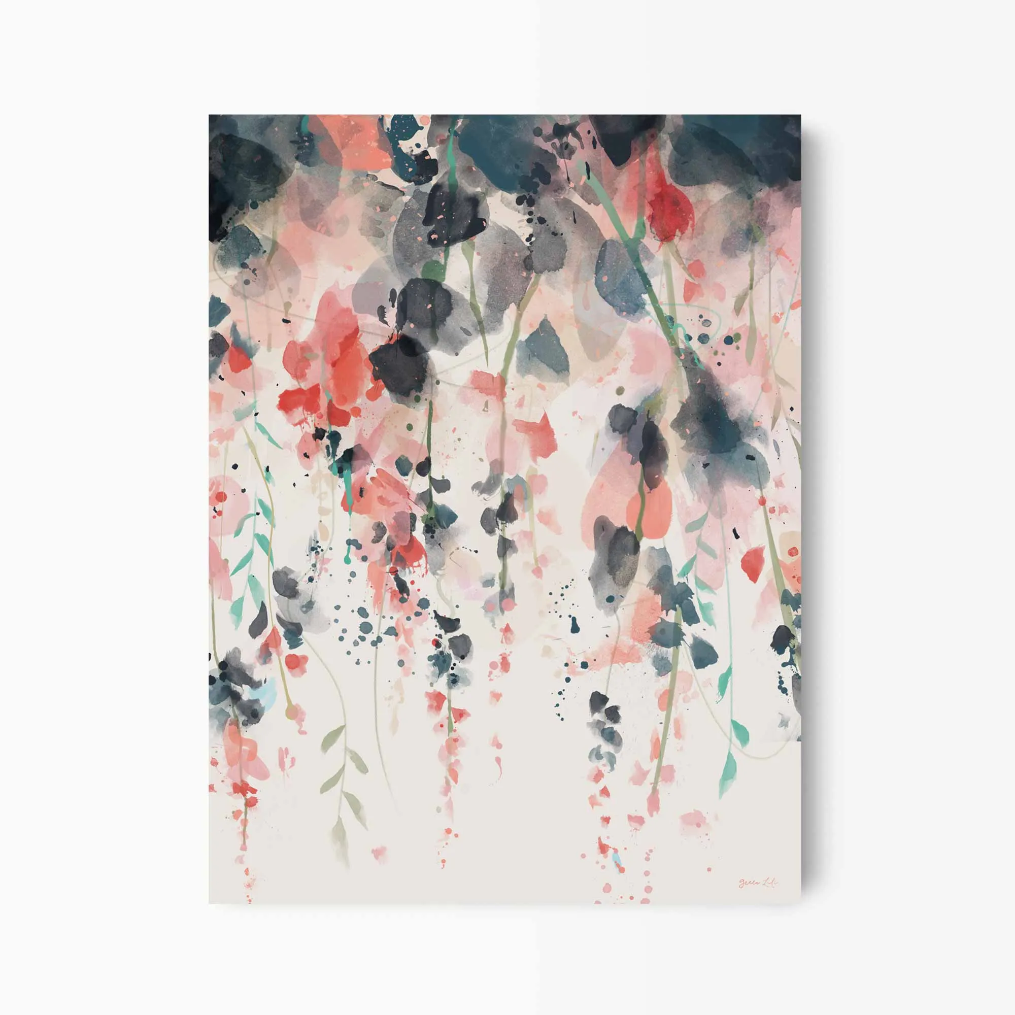 Hanging Wisteria Flowers Print