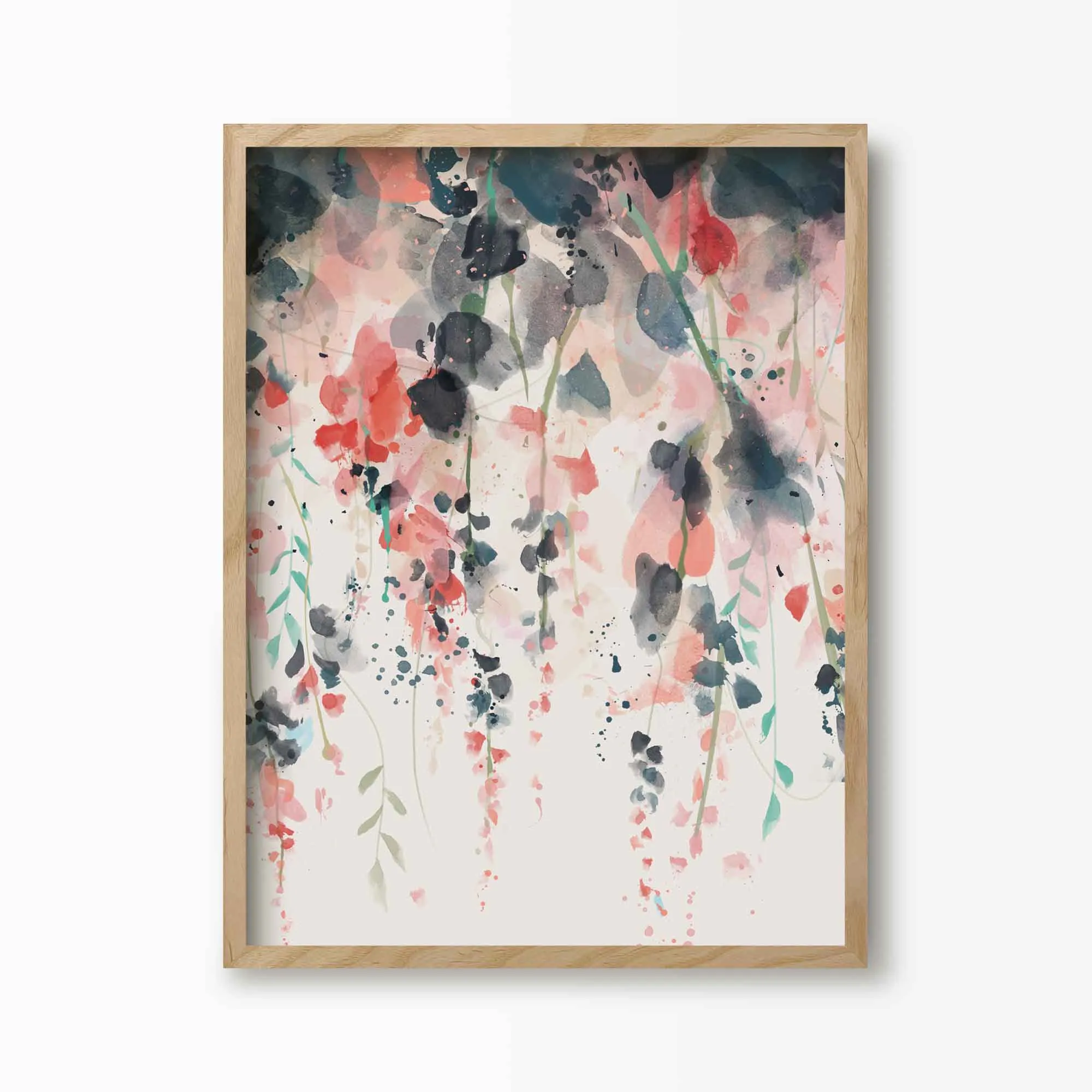 Hanging Wisteria Flowers Print