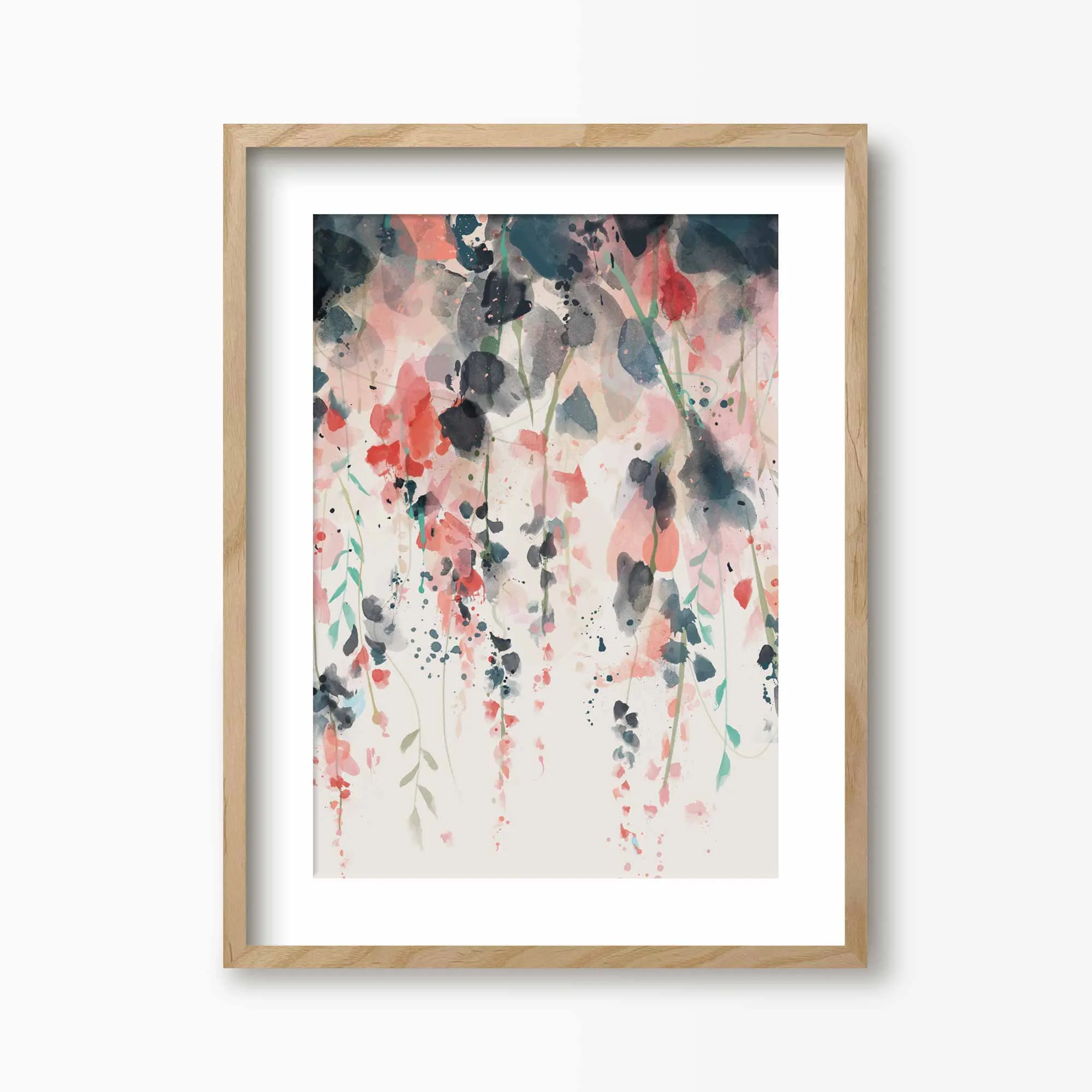 Hanging Wisteria Flowers Print