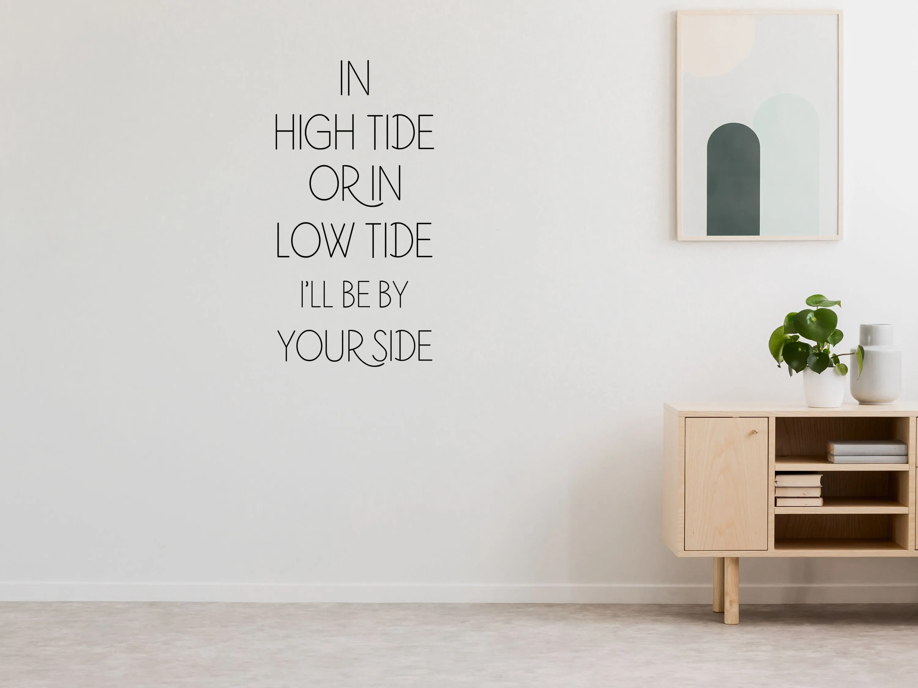 In High Tide or Low Tide Living Room Wall Decal