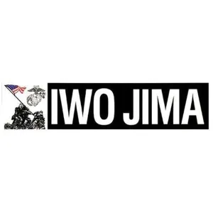 IWO JIMA USMC Bumper Sticker