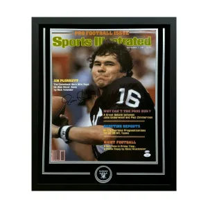 Jim Plunkett  Hand Signed & Framed Steelers 16x20 Football Photo