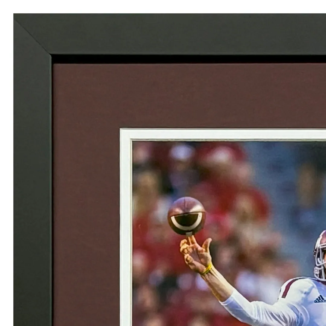 Johnny Manziel Signed Hesiman Texas A&M Framed 11x14 Photo