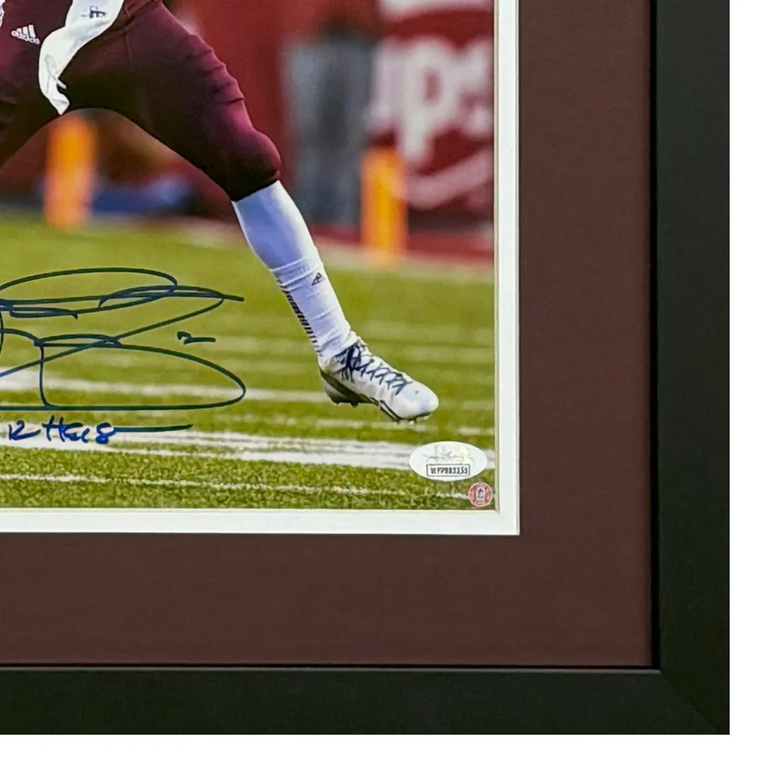 Johnny Manziel Signed Hesiman Texas A&M Framed 11x14 Photo