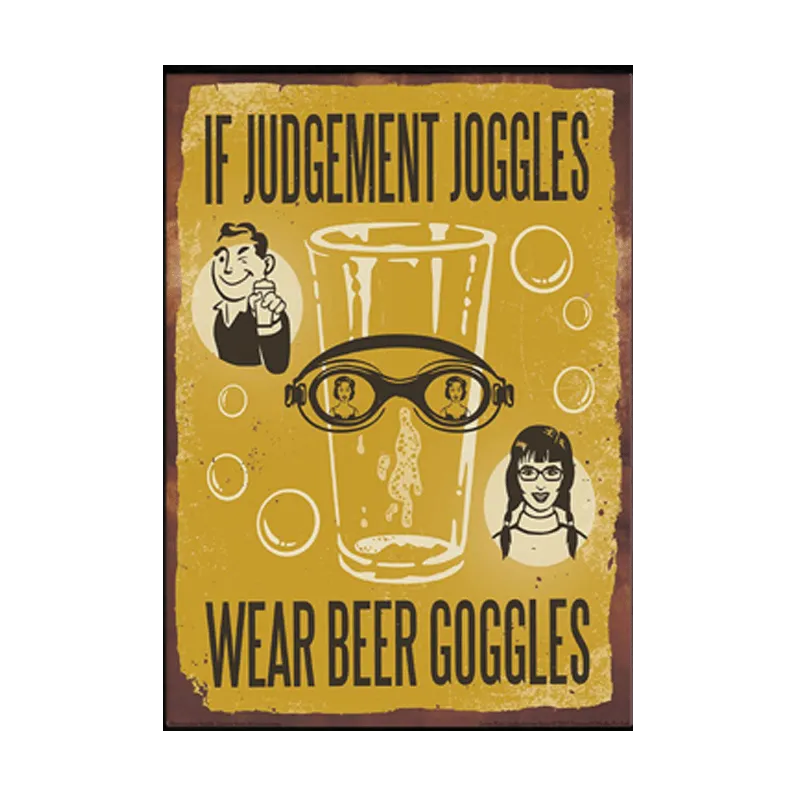 Judgement Joggles Wear Beer Goggles Art Print