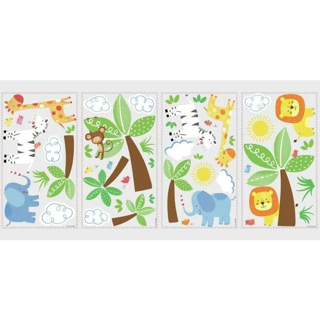 Jungle Friends Wall Decals