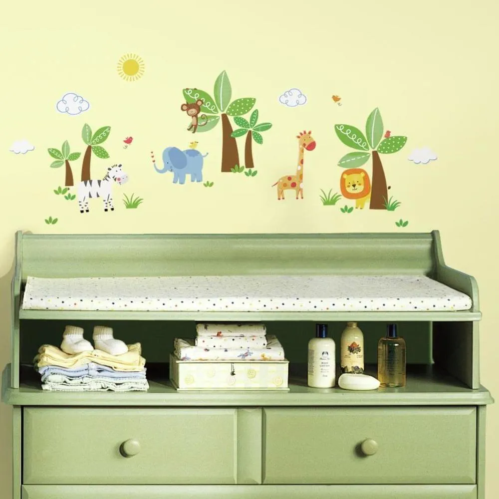 Jungle Friends Wall Decals