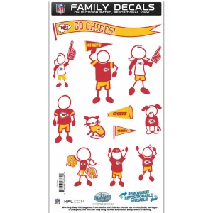 Kansas City Chiefs Family Decal Set Medium