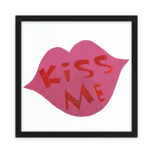 Kiss Me Framed Poster