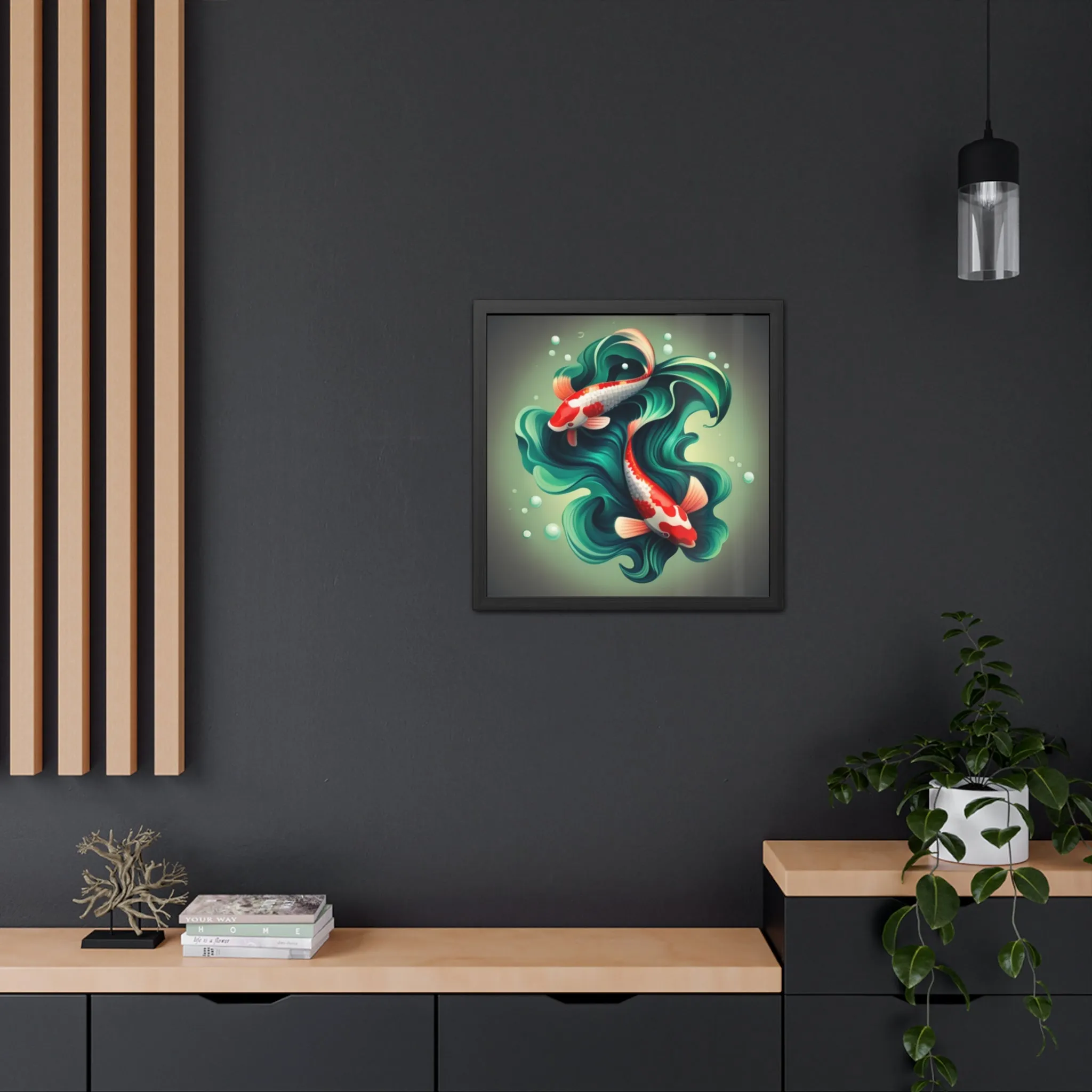 Koi Fish Framed Posters