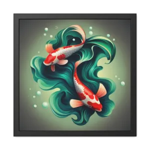 Koi Fish Framed Posters