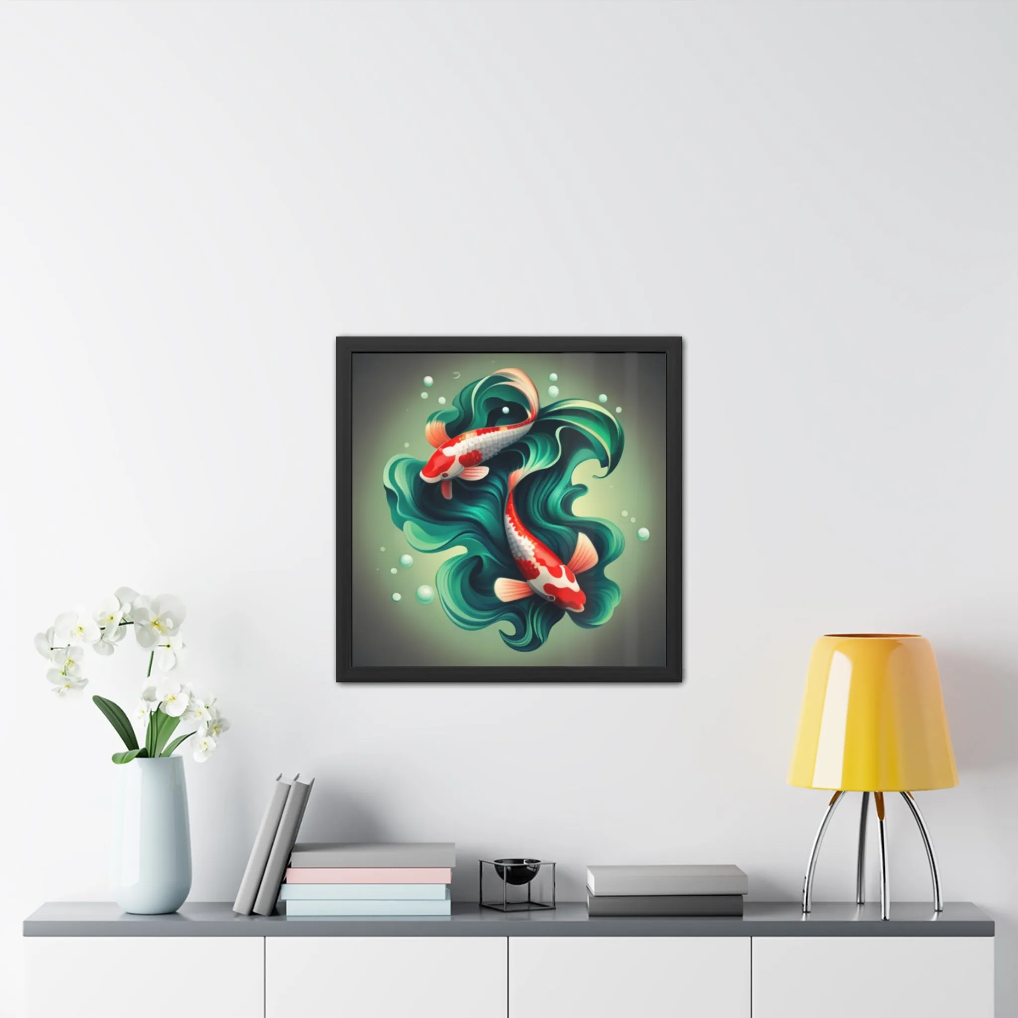 Koi Fish Framed Posters