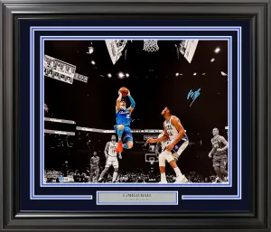 LaMelo Ball Autographed Framed 16x20 Photo New Orleans Pelicans Spotlight Beckett BAS Stock #210963