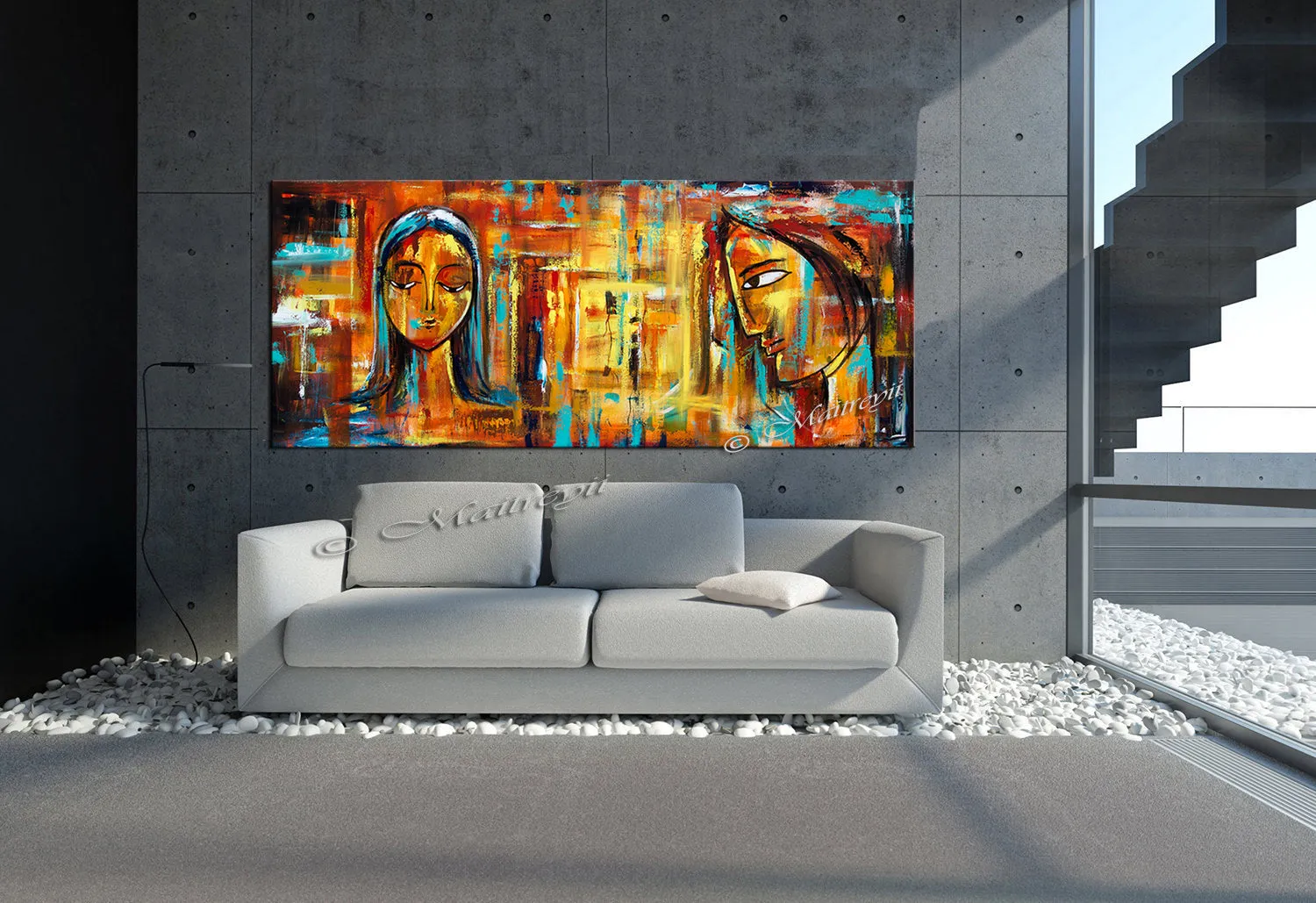 Large Wall Art Figurative - Divine Love 4