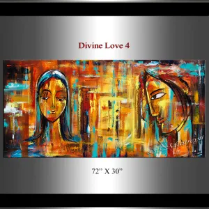 Large Wall Art Figurative - Divine Love 4