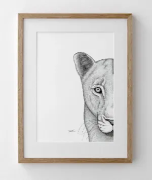 Linda The Lioness Dot Print