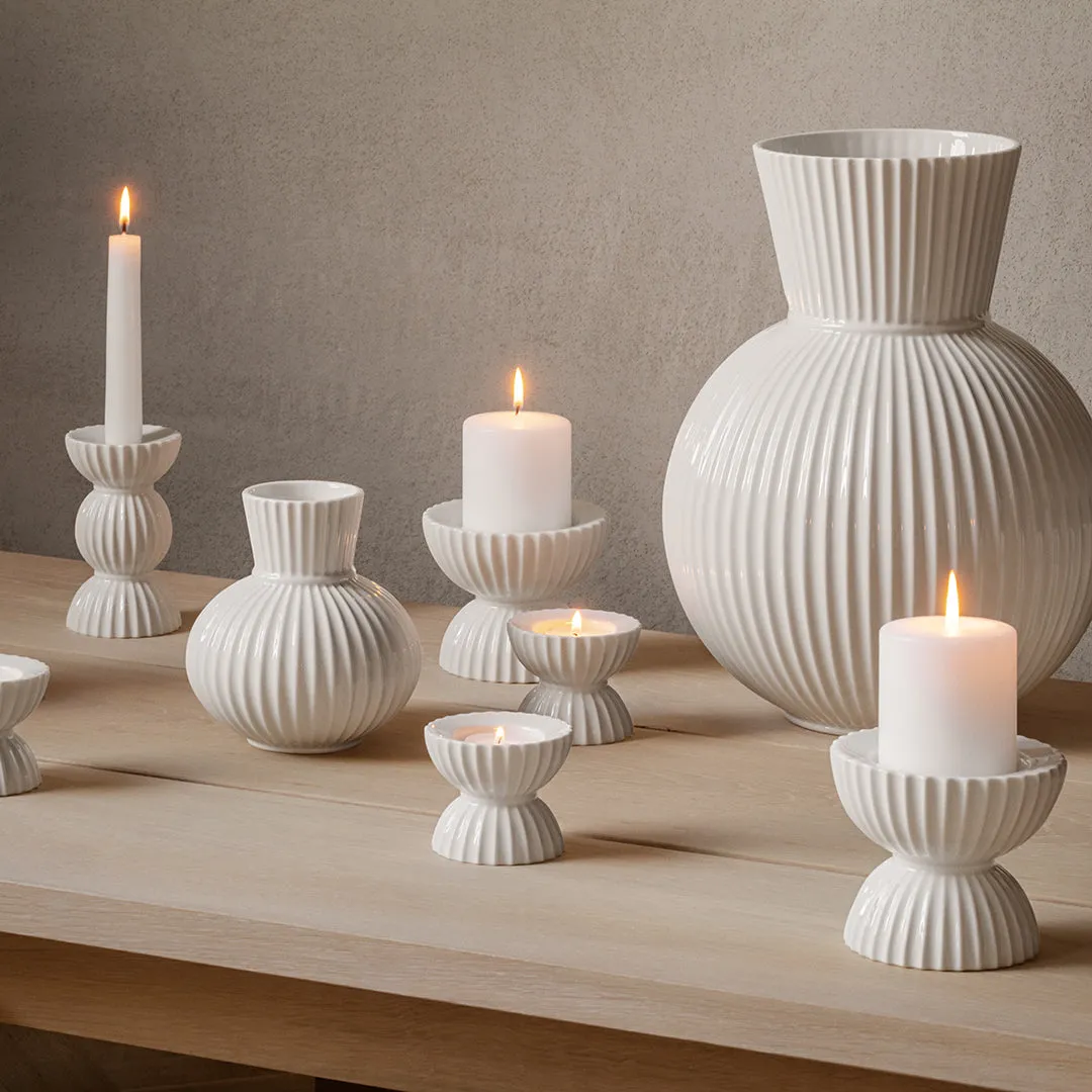 Lyngby Porcelain Tura Candle Holder