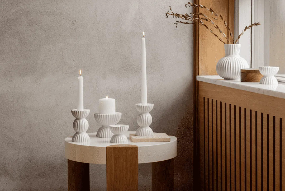 Lyngby Porcelain Tura Candle Holder