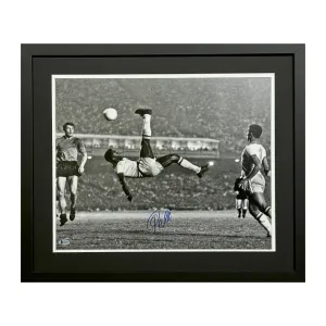 Pele Signed Brazil Framed 16x20 Soccer Photo