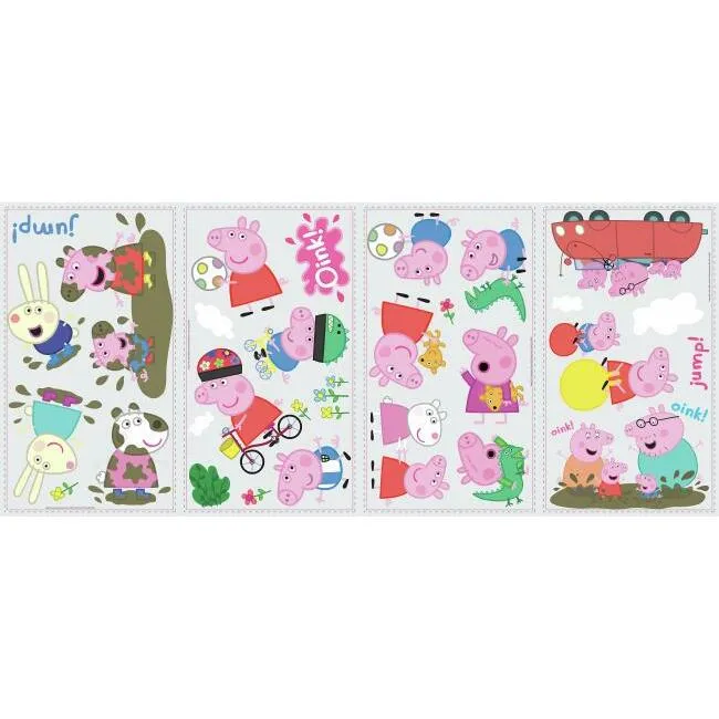 Peppa Pig Peel and Stick Wall Decals