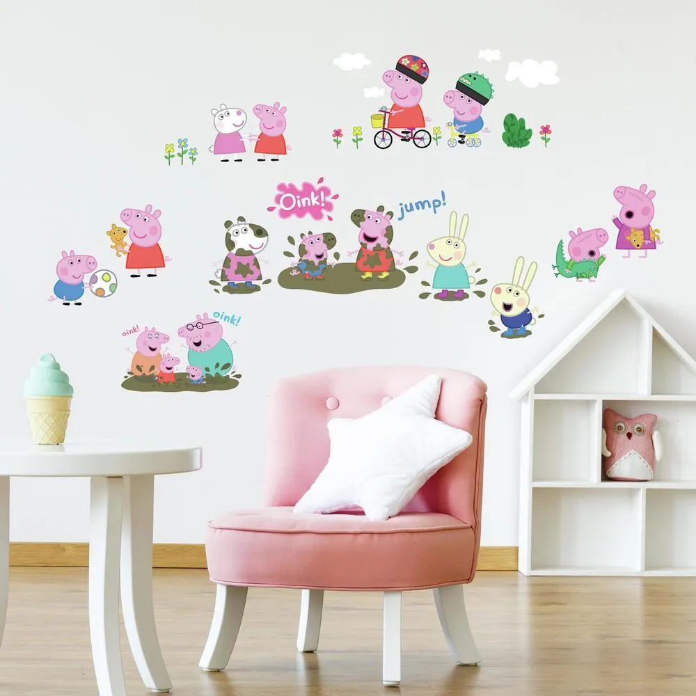 Peppa Pig Peel and Stick Wall Decals