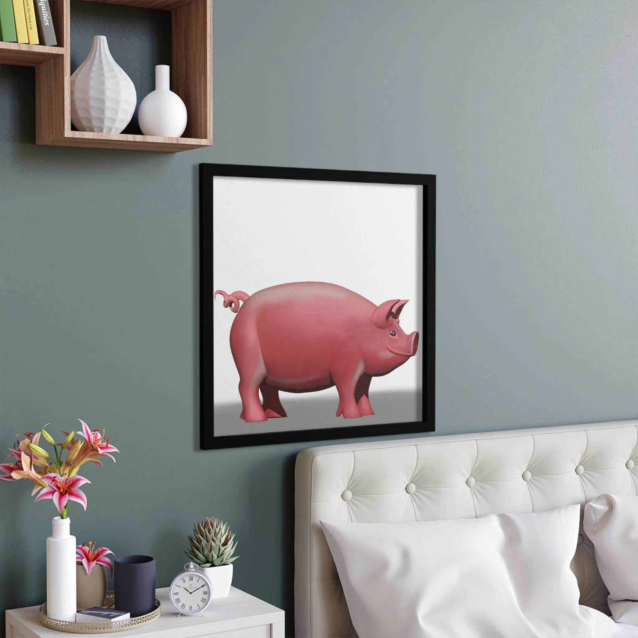 Pig Framed Poster