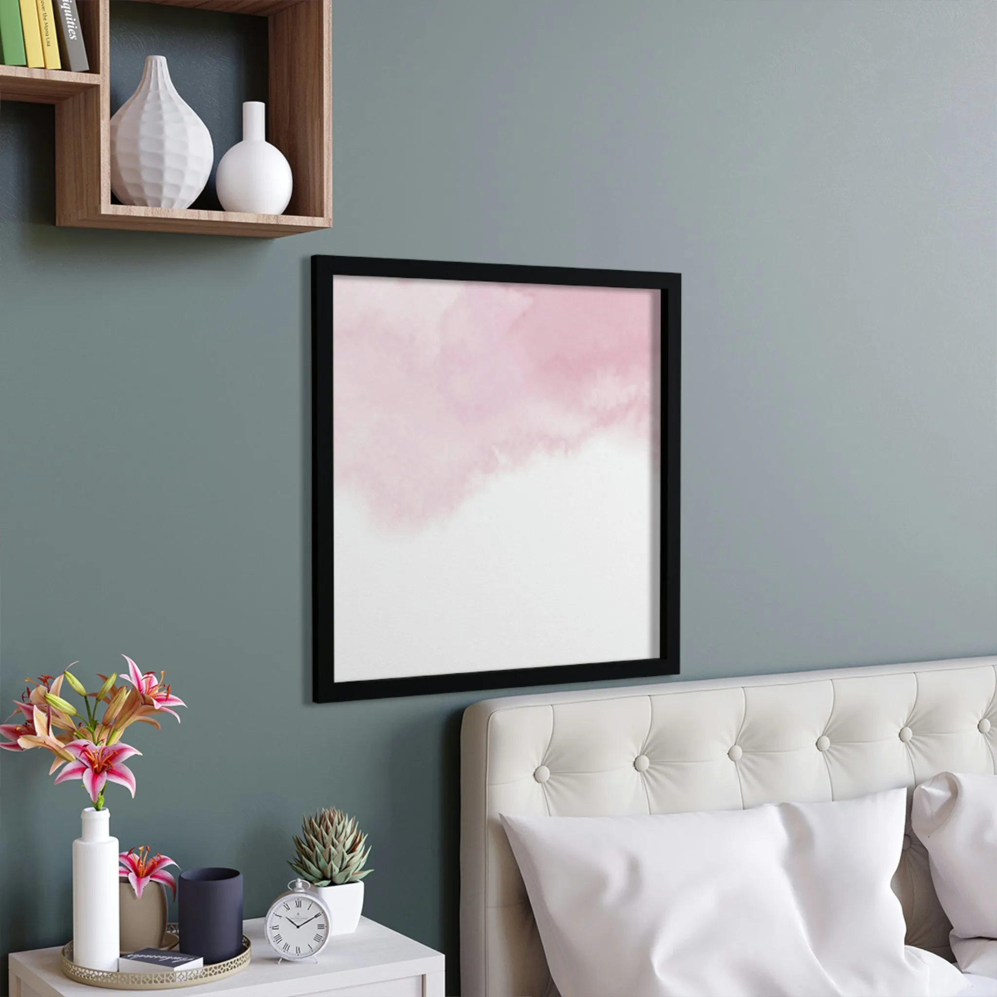 Pink Clouds Framed Poster