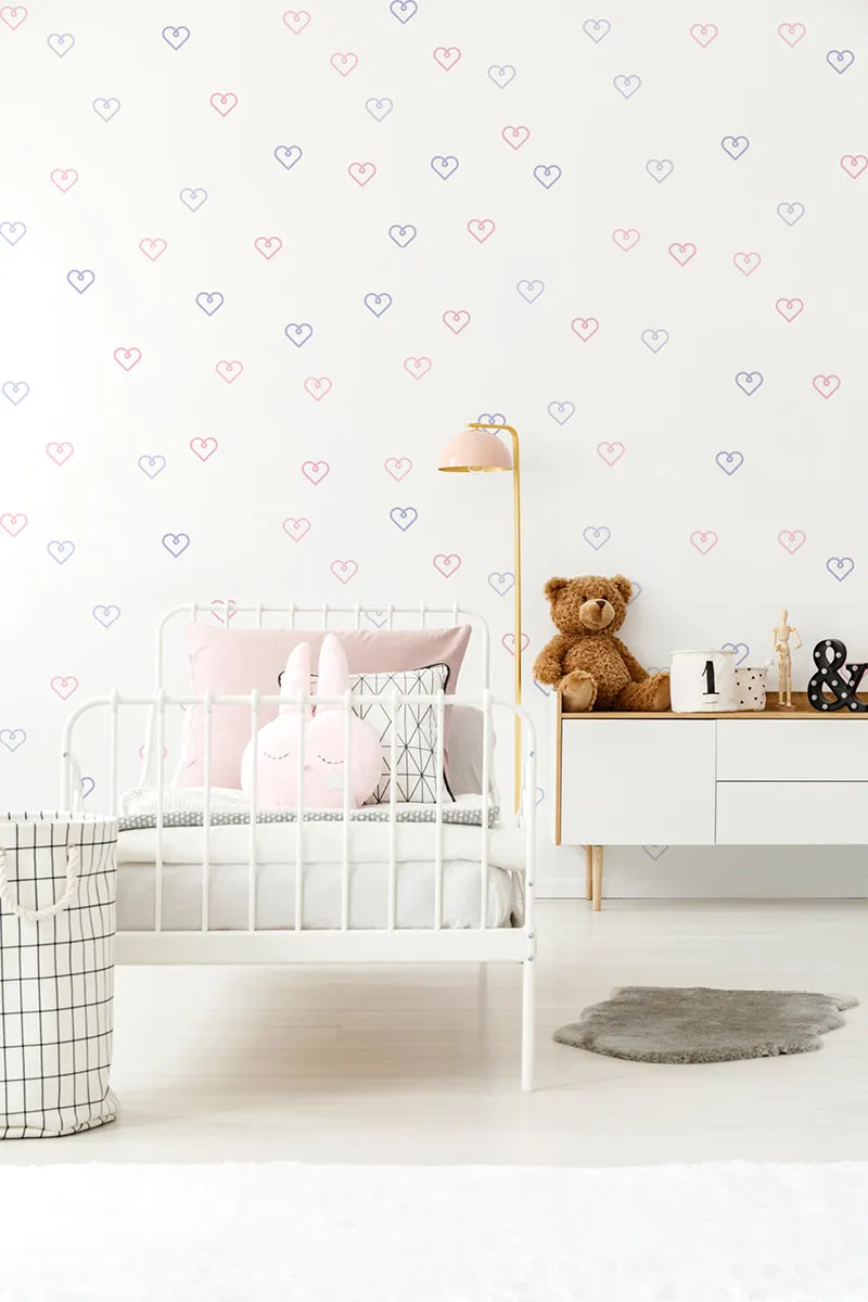 "Happy hearts" wall stickers