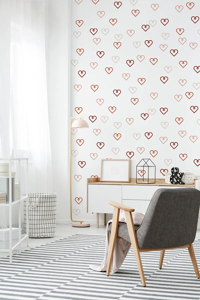 "Happy hearts" wall stickers