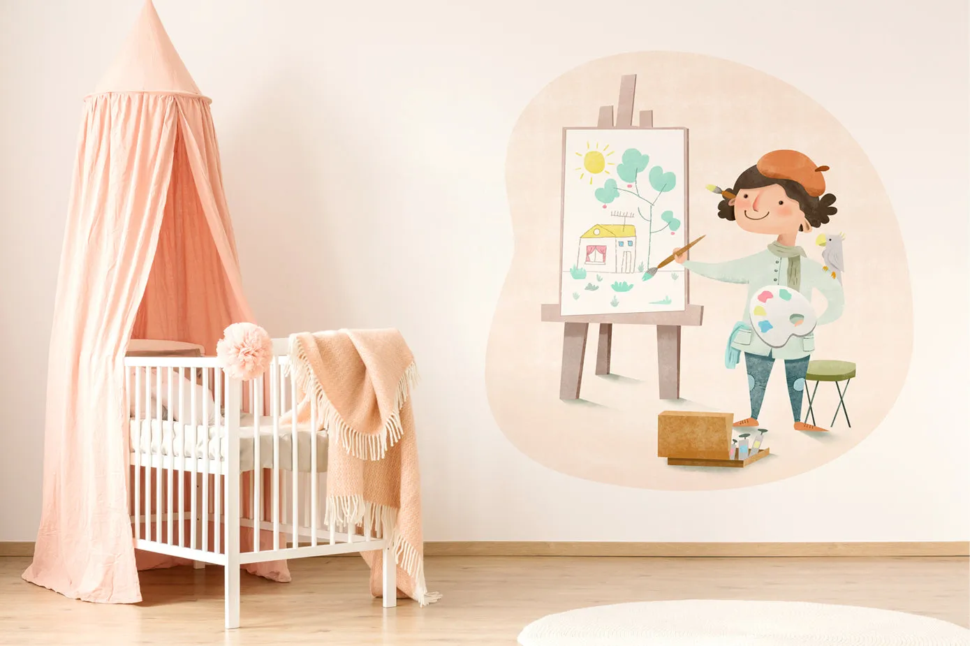 "Painter" wall sticker