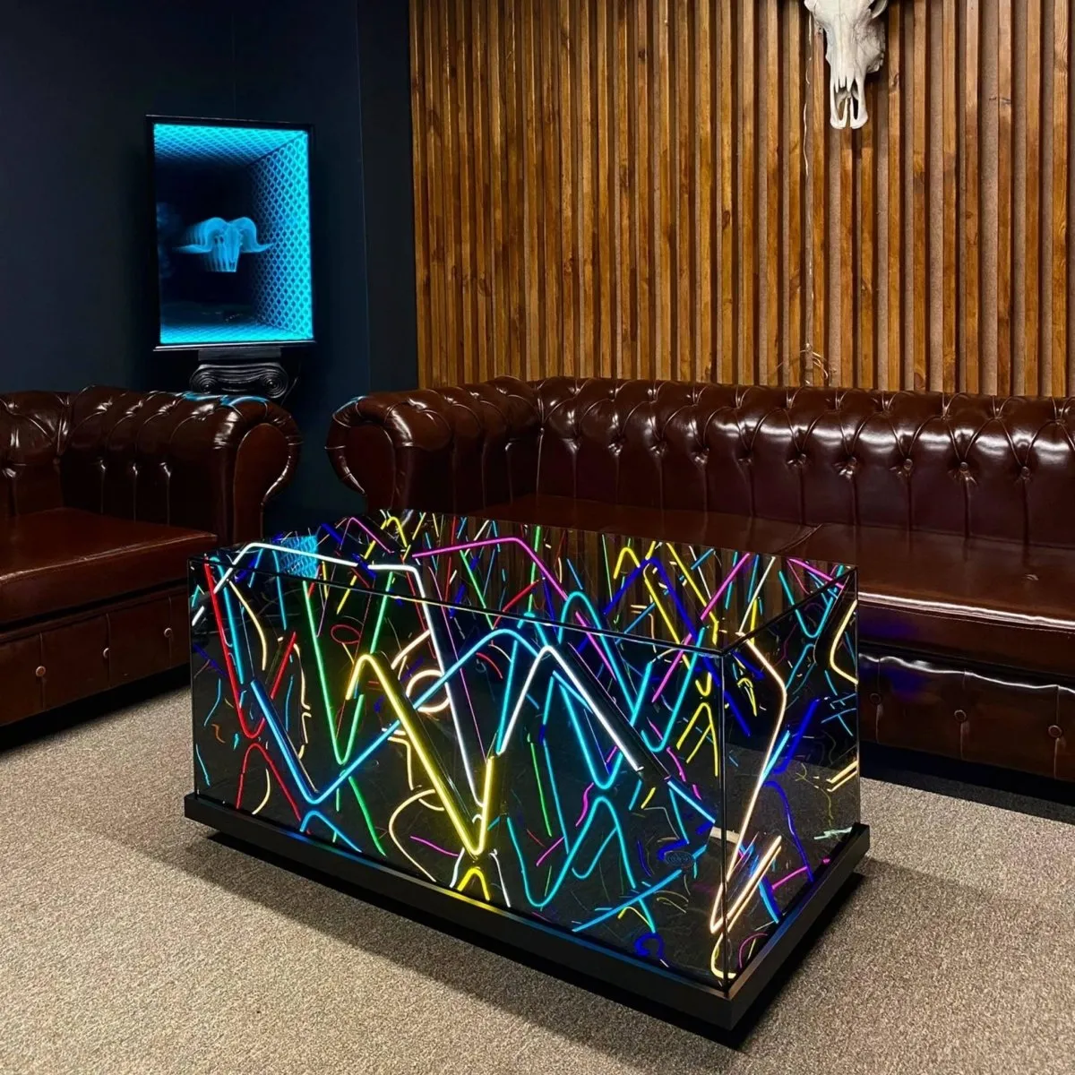 Radiant Neon Coffee Table