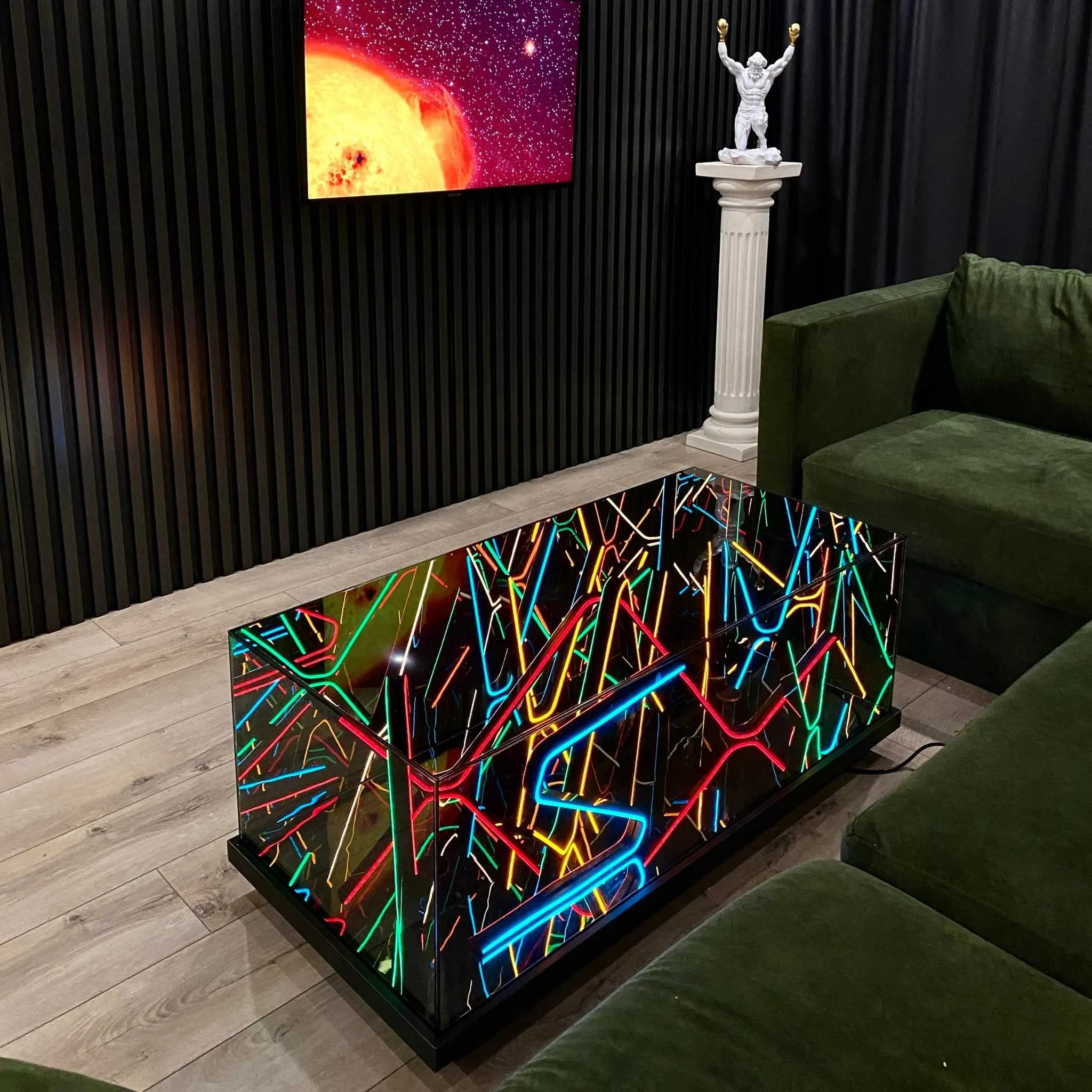 Radiant Neon Coffee Table