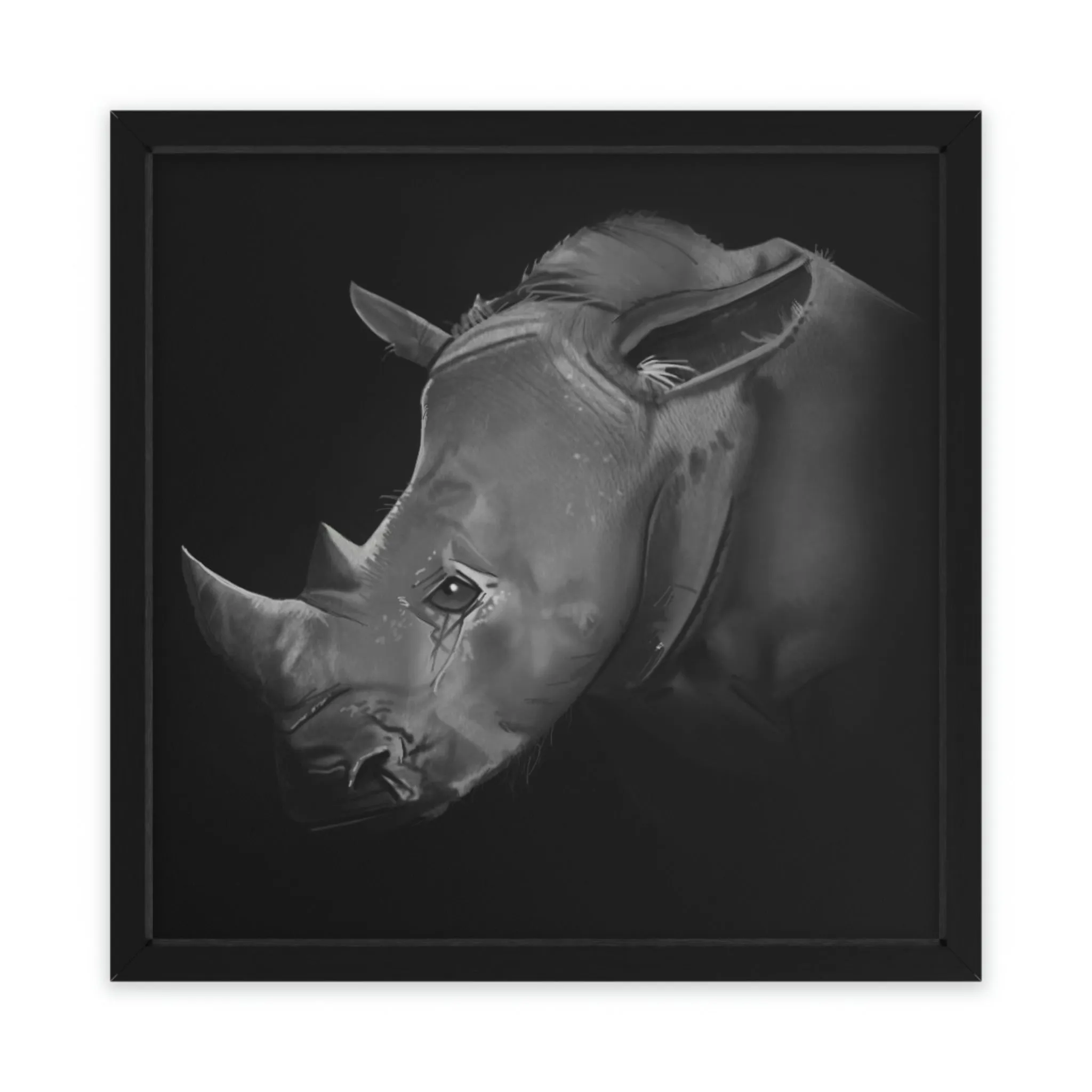 Rhino Framed Poster