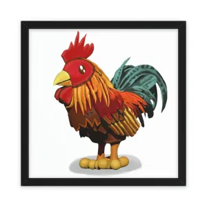 Rooster Framed Poster