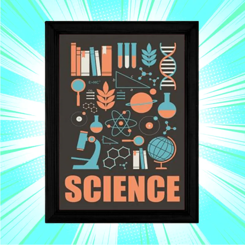 Science Framed Poster