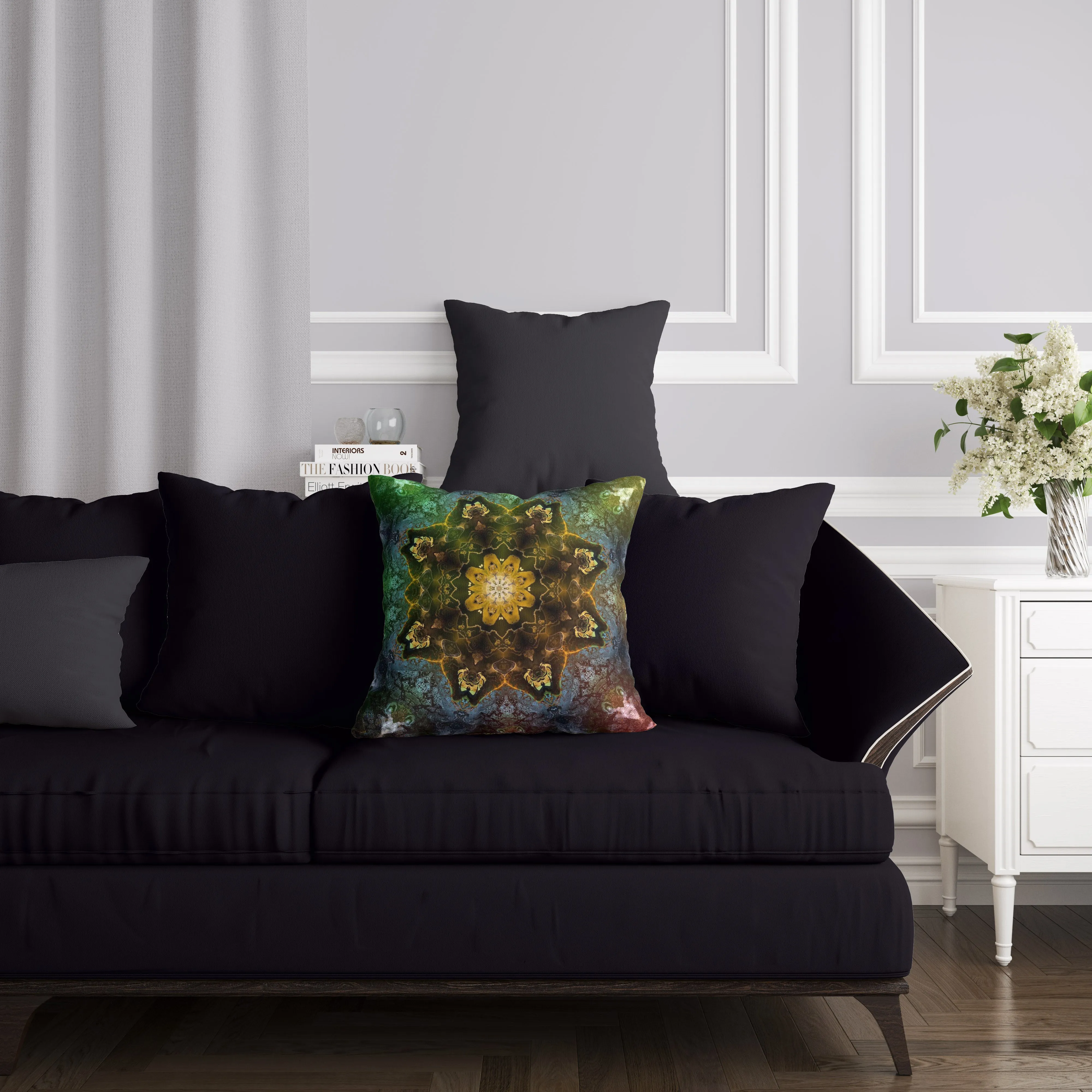 Silk Throw Pillow