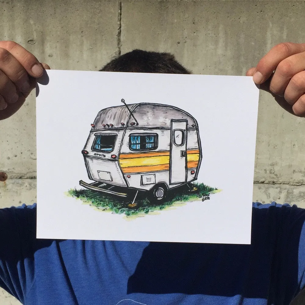 Sprite Camper Art Print