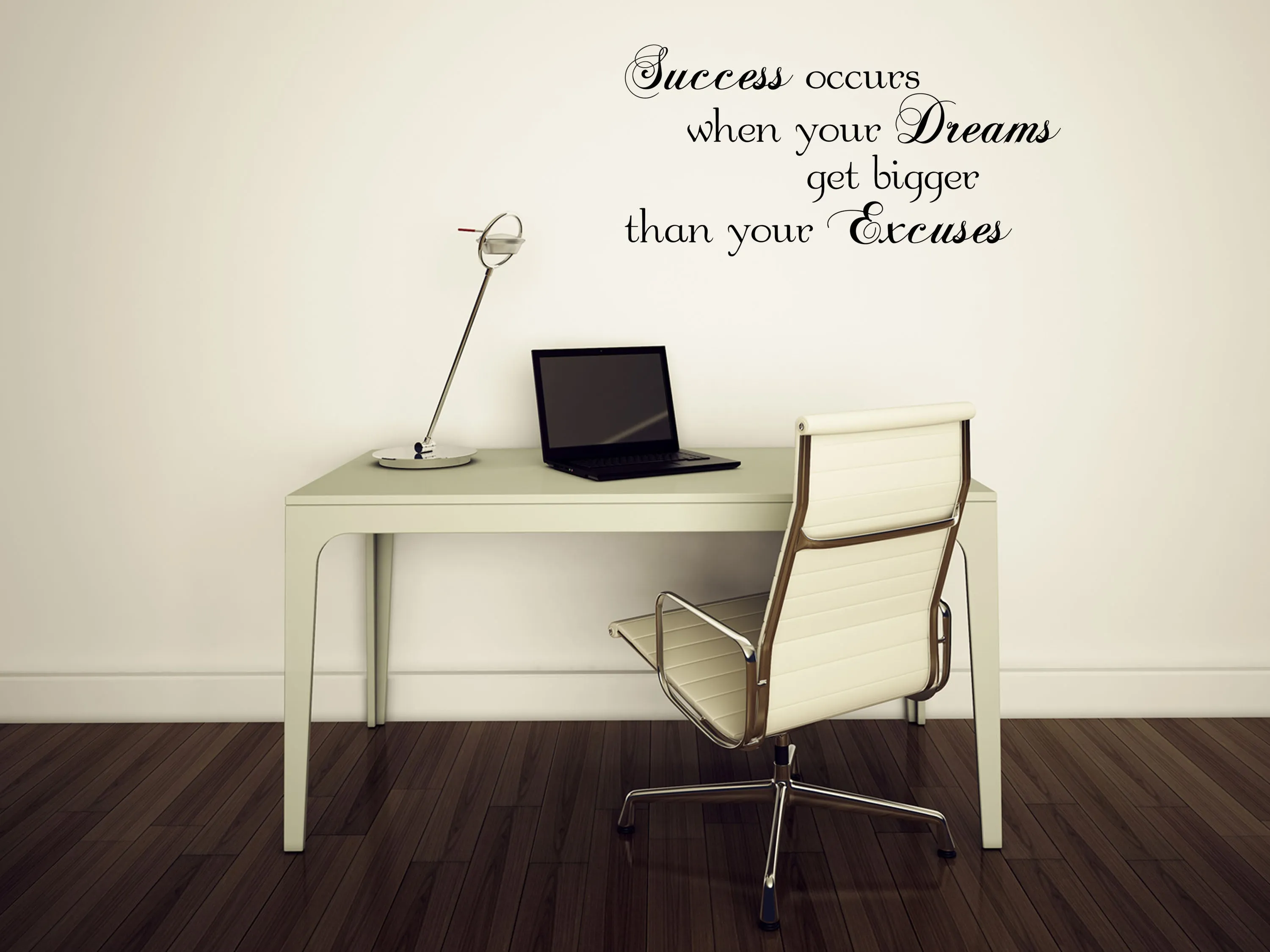 Success Wall Quote Sticker